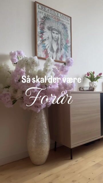 Kirsebærgren, 100cm, lyserød, kunstig blomst video thumbnail